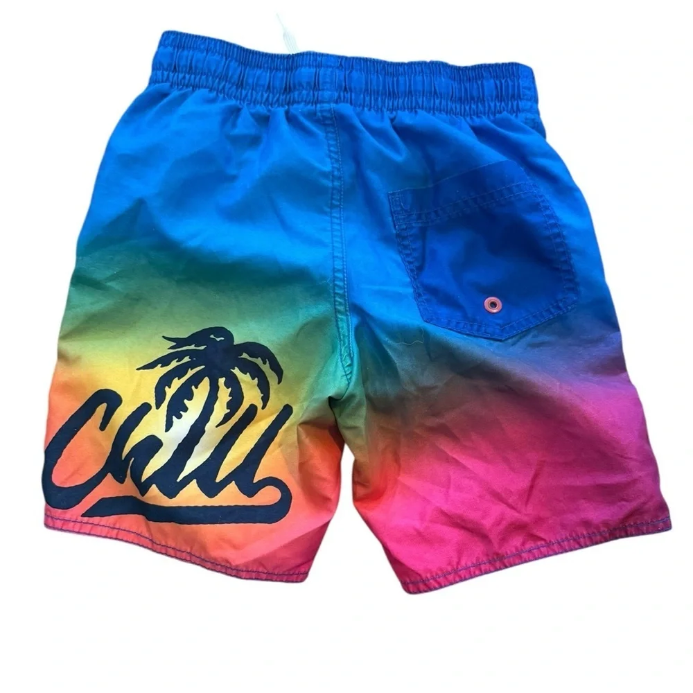 Boys Old Navy Kids Colorful Swim trunks EUC size Small 6-7